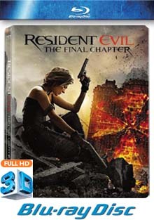 Resident Evil: Poslední kapitola 2D+3D Steelbook BD