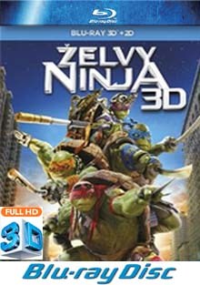 Želvy Ninja 2D+3D BD