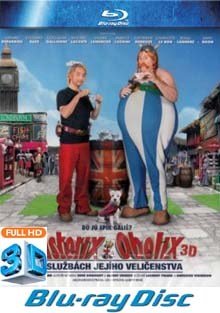 Asterix a Obelix ve službách jejího veličenstva 2D+3D BD