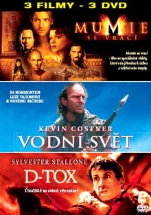 Mumie se vrací + Vodní svět + D-Tox DVD