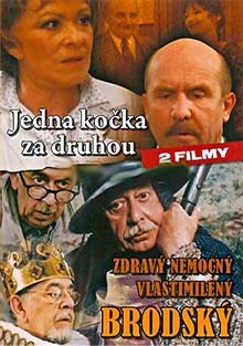 Jedna kočka za druhou + Zdravý nemocný Vlastimilený Brodský DVD