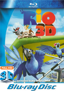 půjčovna, blu-ray, film, 3d, Rio